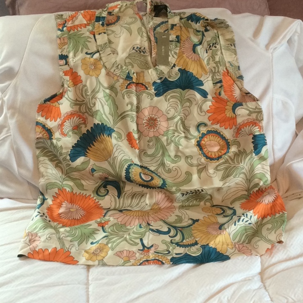 J Crew Silk Blouse